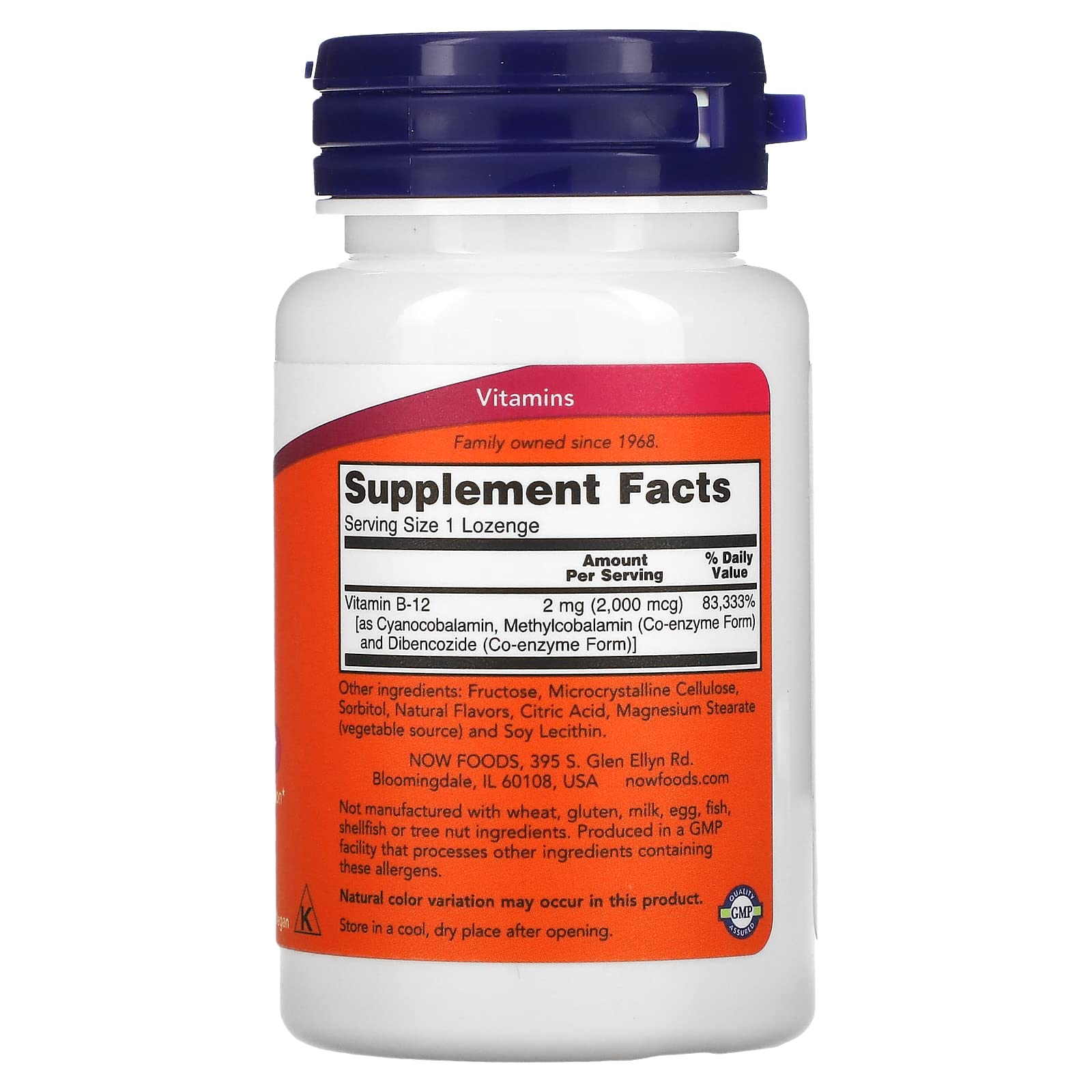 Foto 3 pulgar | Suplemento Now B-12 de 2000 mcg 100 Pastillas - Venta Internacional