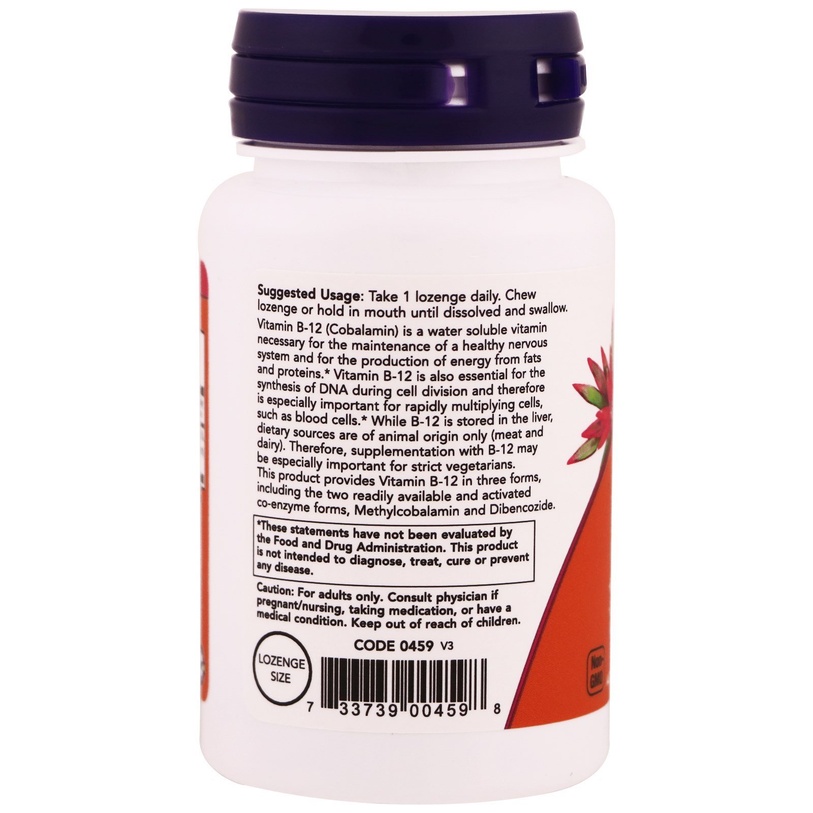 Foto 4 pulgar | Suplemento Now B-12 de 2000 mcg 100 Pastillas - Venta Internacional