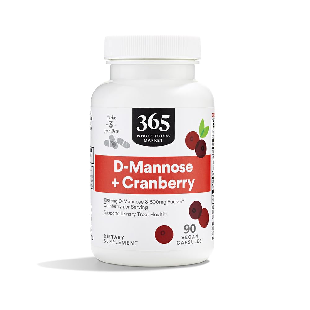 Suplemento 365 de Whole Foods Market D-Mannose con Arándano - Venta Internacional