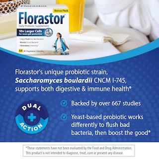 Foto 2 | Suplemento Florastor Probiotics 54 Cápsulas para la Salud Digestiva - Venta Internacional
