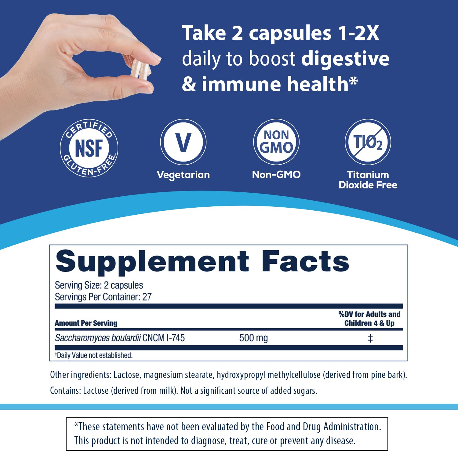 Foto 6 pulgar | Suplemento Florastor Probiotics 54 Cápsulas para la Salud Digestiva - Venta Internacional