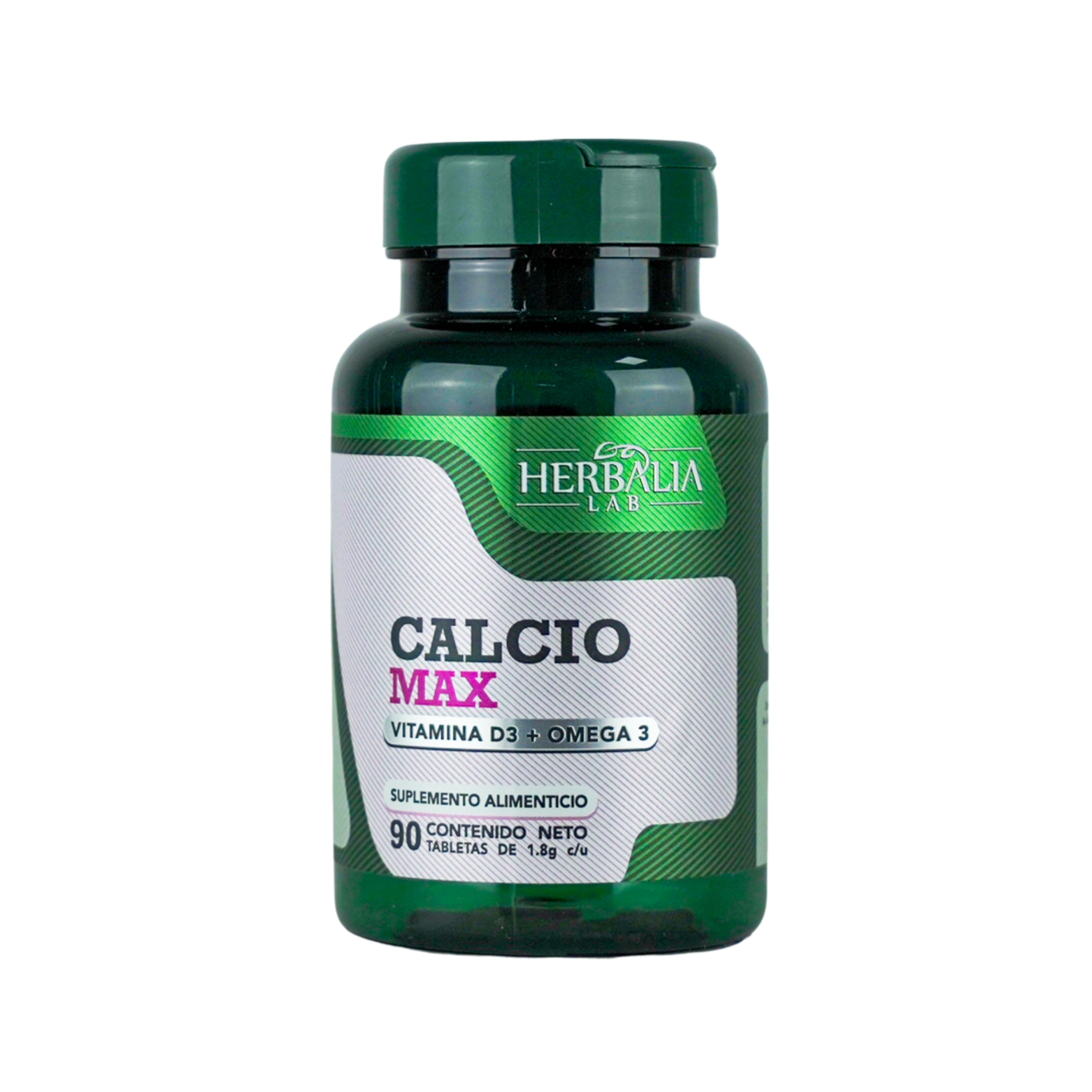 Foto 2 pulgar | Calcio Max 600 Triple Fuerza Herbalia Lab con Vitamina D3 Y Omega 3
