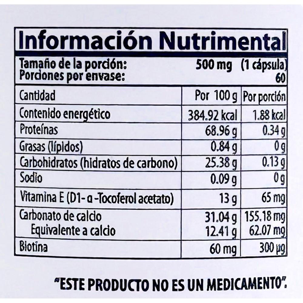 Foto 3 pulgar | Suplemento Natural Health Biotina de 60 Cápsulas