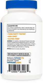 Foto 4 | Suplemento Nutricost de 25 000 mg de Extracto de Arándano con Vitaminas C Y E - Venta Internacional