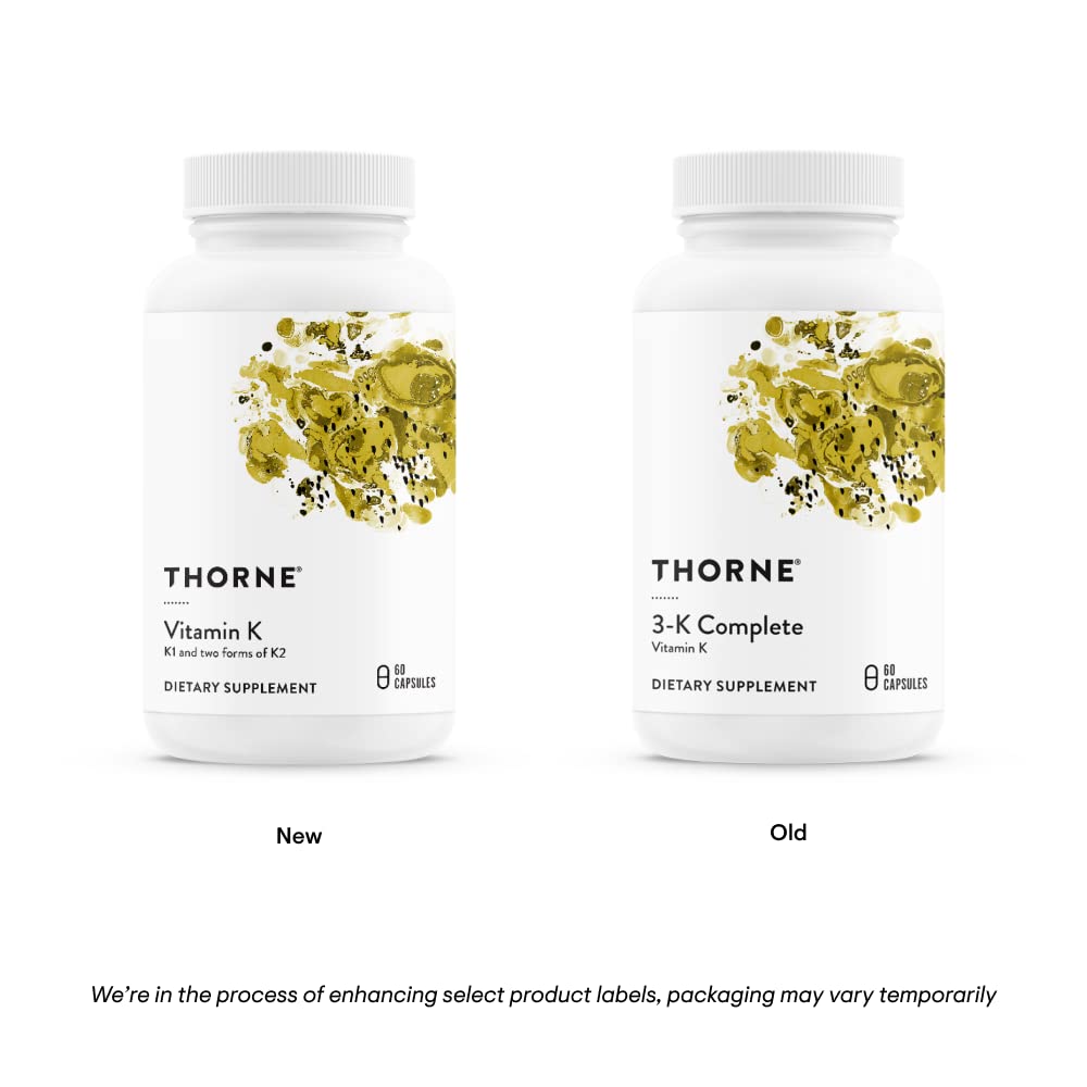 Foto 4 pulgar | Suplemento Thorne Vitamina K 60 Cápsulas - Venta Internacional