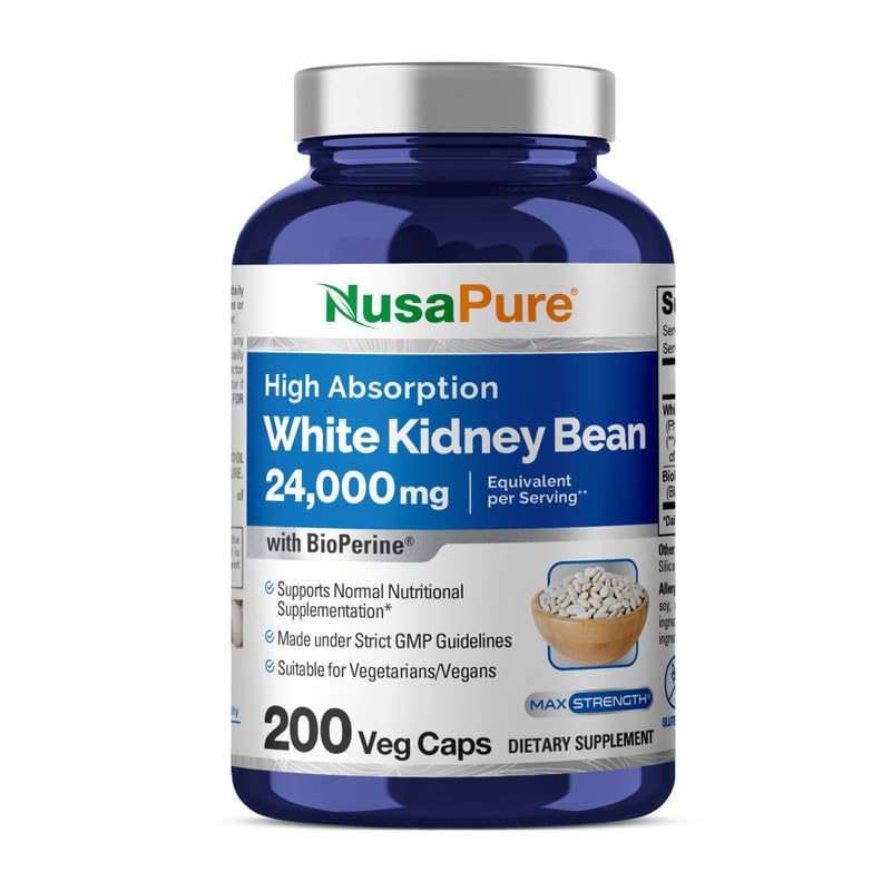 Foto 2 pulgar | Suplemento Nusapure de Extracto De Frijoles Blancos 24 000 mg  - Venta Internacional