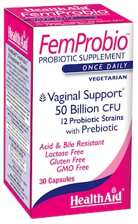Foto 1 | Suplemento HealthAid Femprobio 50 Mil Millones con Prebiótico 30 Piezas - Venta Internacional