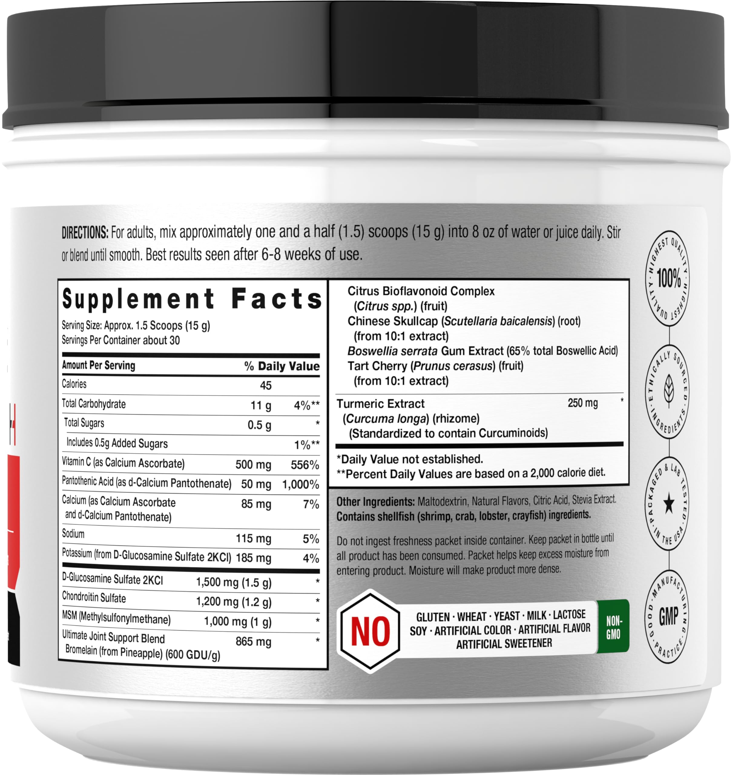 Foto 3 pulgar | Suplemento Horbäach Ultimate Joint Support 454 g - Venta Internacional