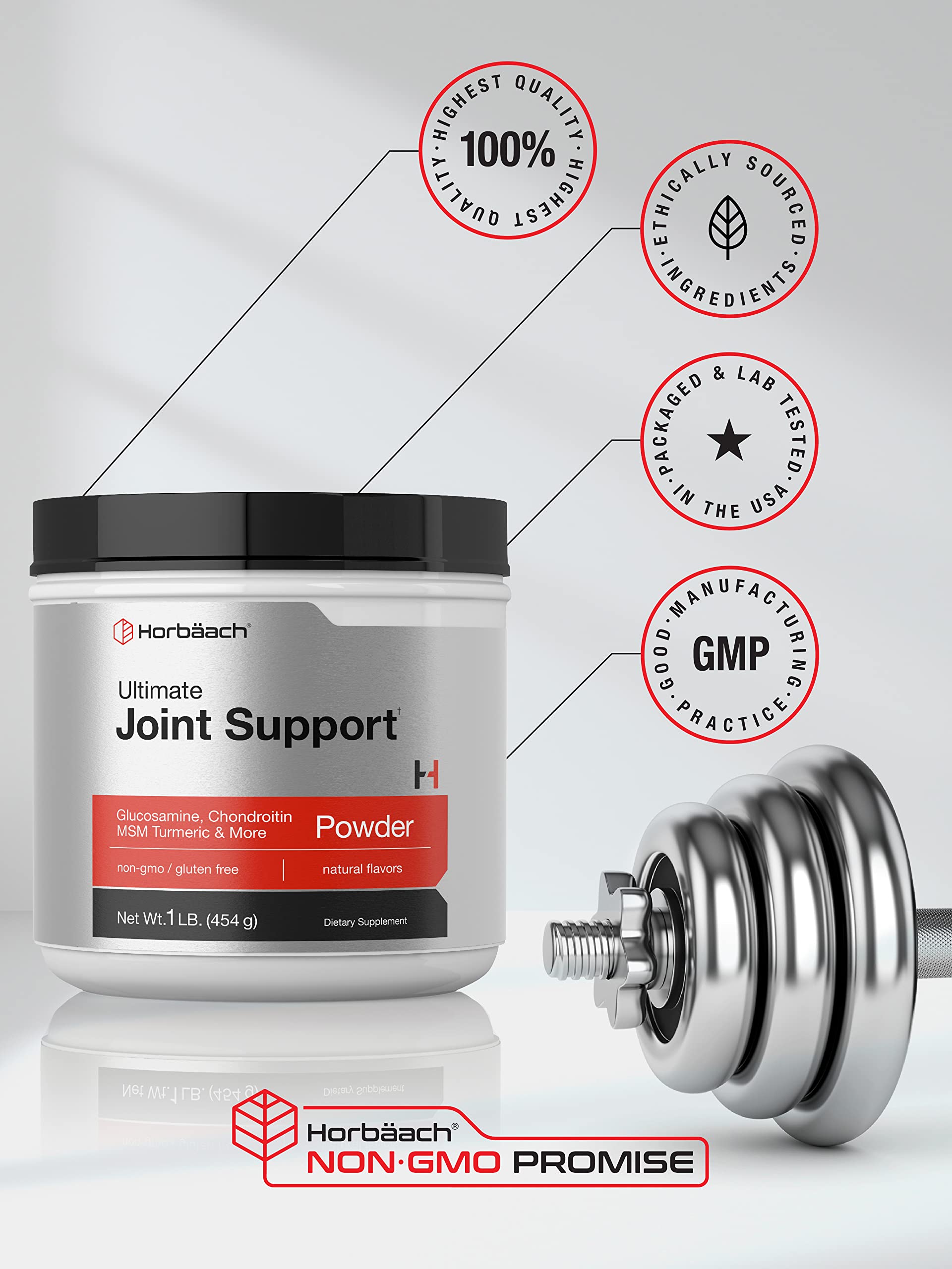 Foto 6 | Suplemento Horbäach Ultimate Joint Support 454 g - Venta Internacional