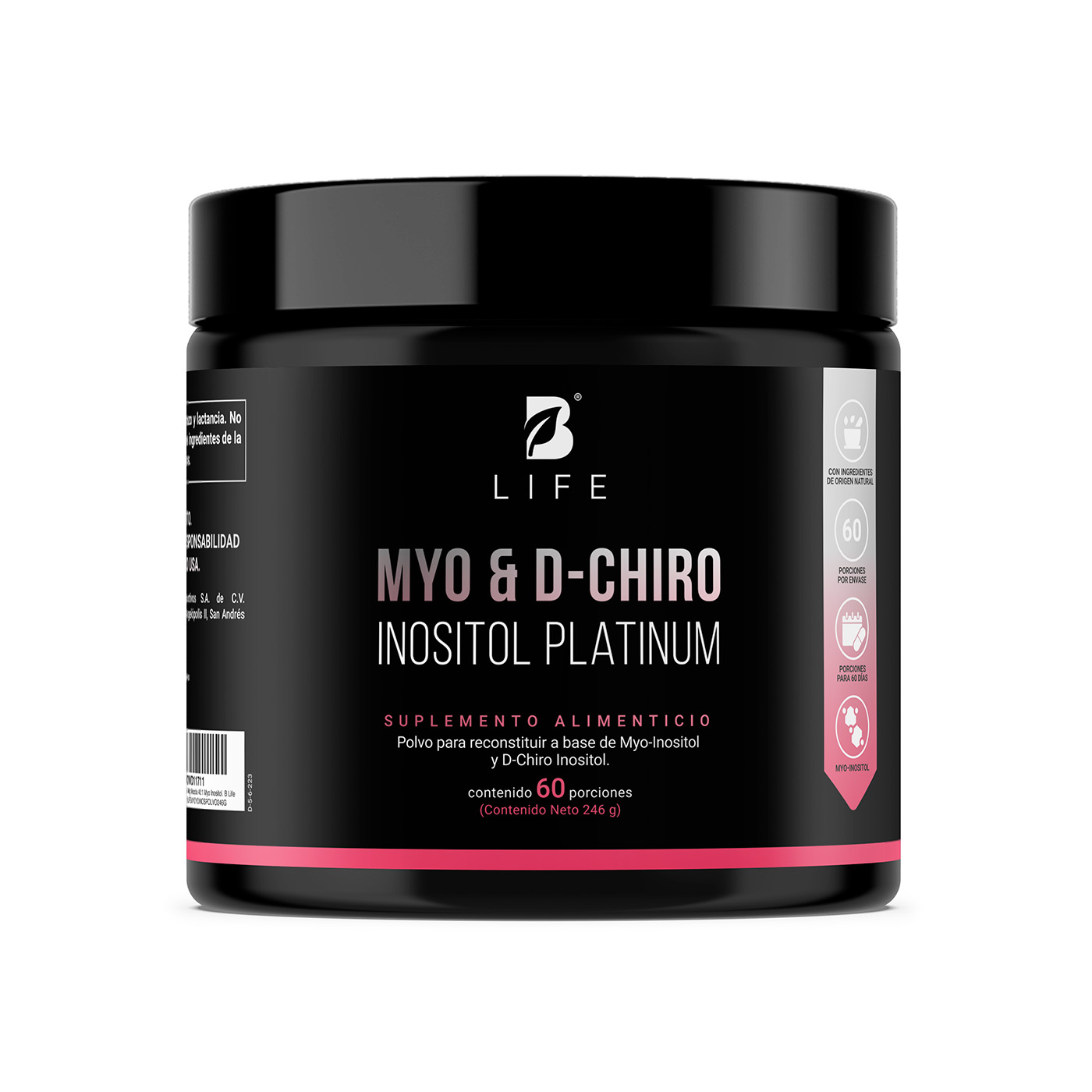 Foto 2 pulgar | Suplemento B Life Myo & D-Chiro de 60 Porciones
