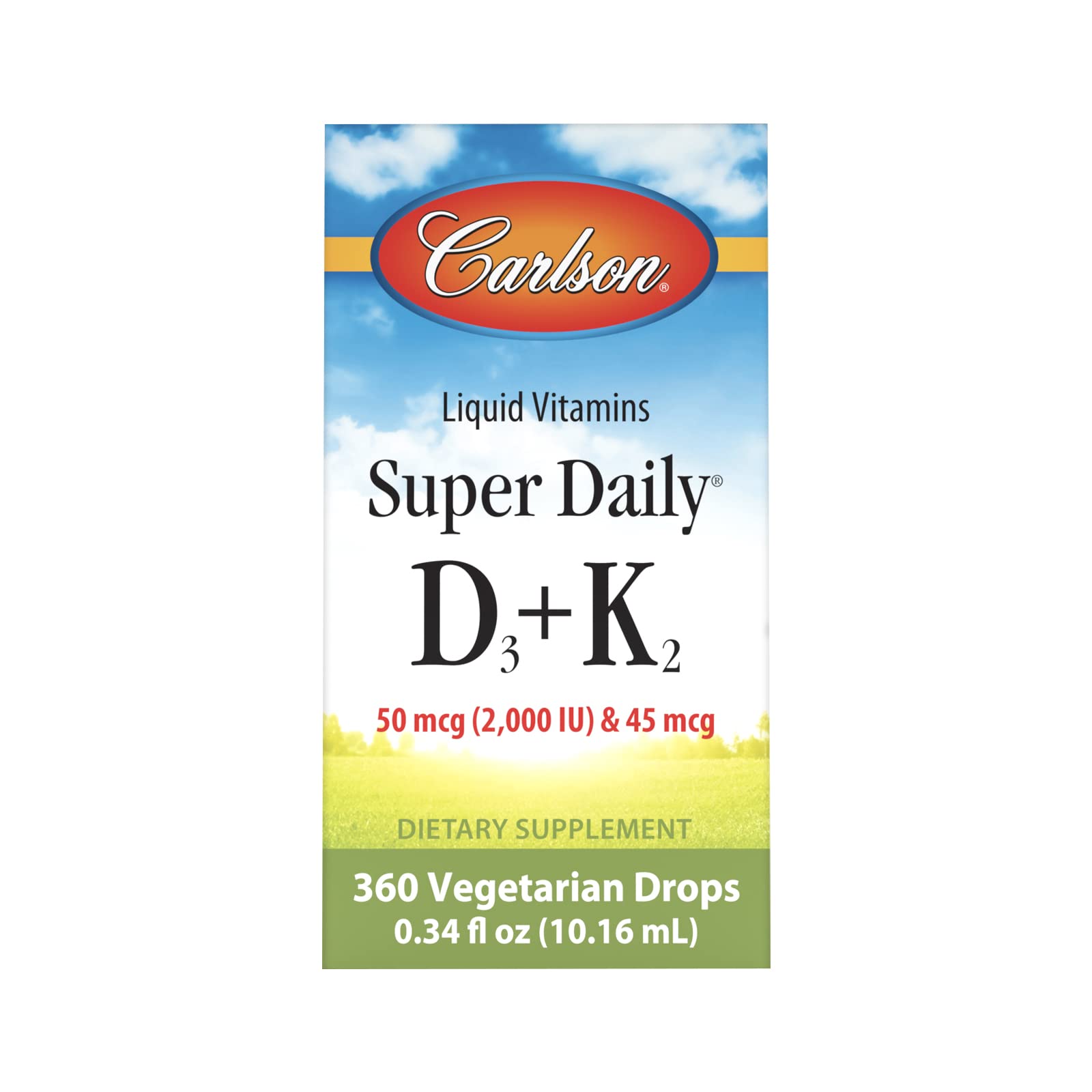 Foto 7 pulgar | Suplemento Carlson Super Daily D3 + K2 16 Ml - Venta Internacional