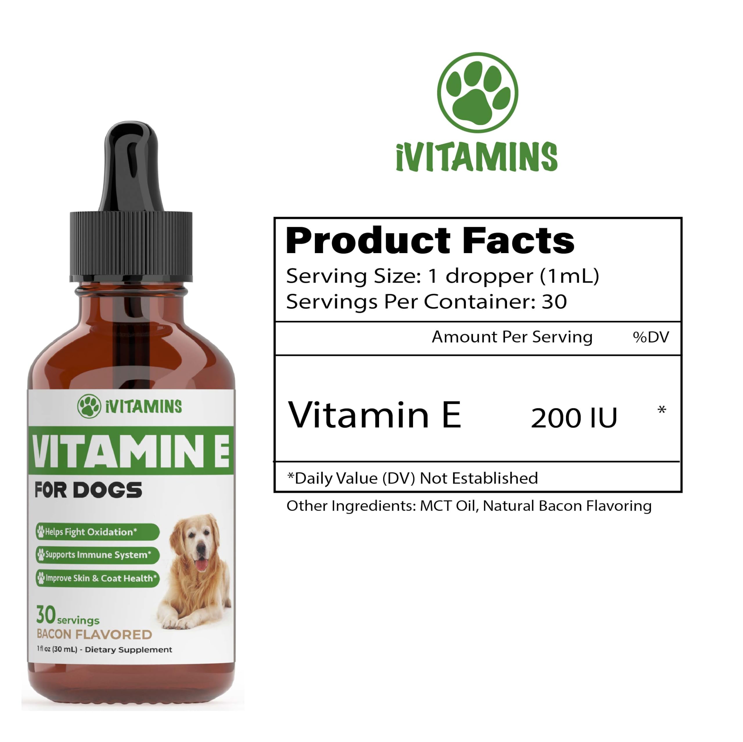 Foto 3 pulgar | Suplemento de Vitamina E para Perros 30 ml - Venta Internacional