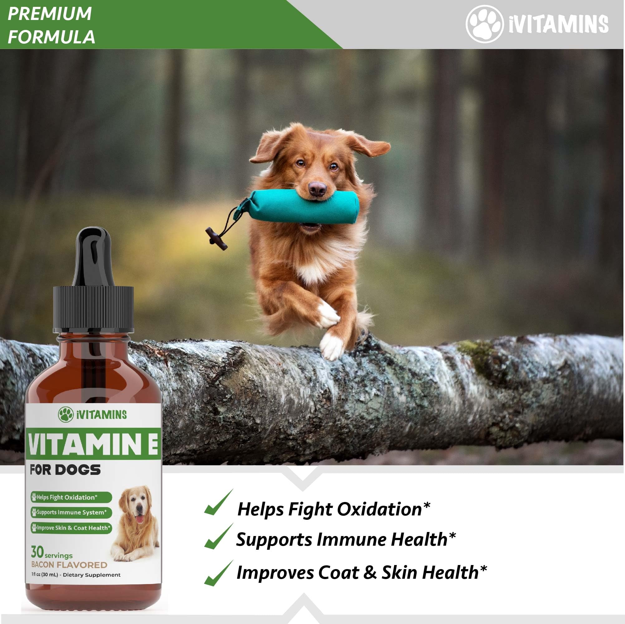 Foto 4 pulgar | Suplemento de Vitamina E para Perros 30 ml - Venta Internacional