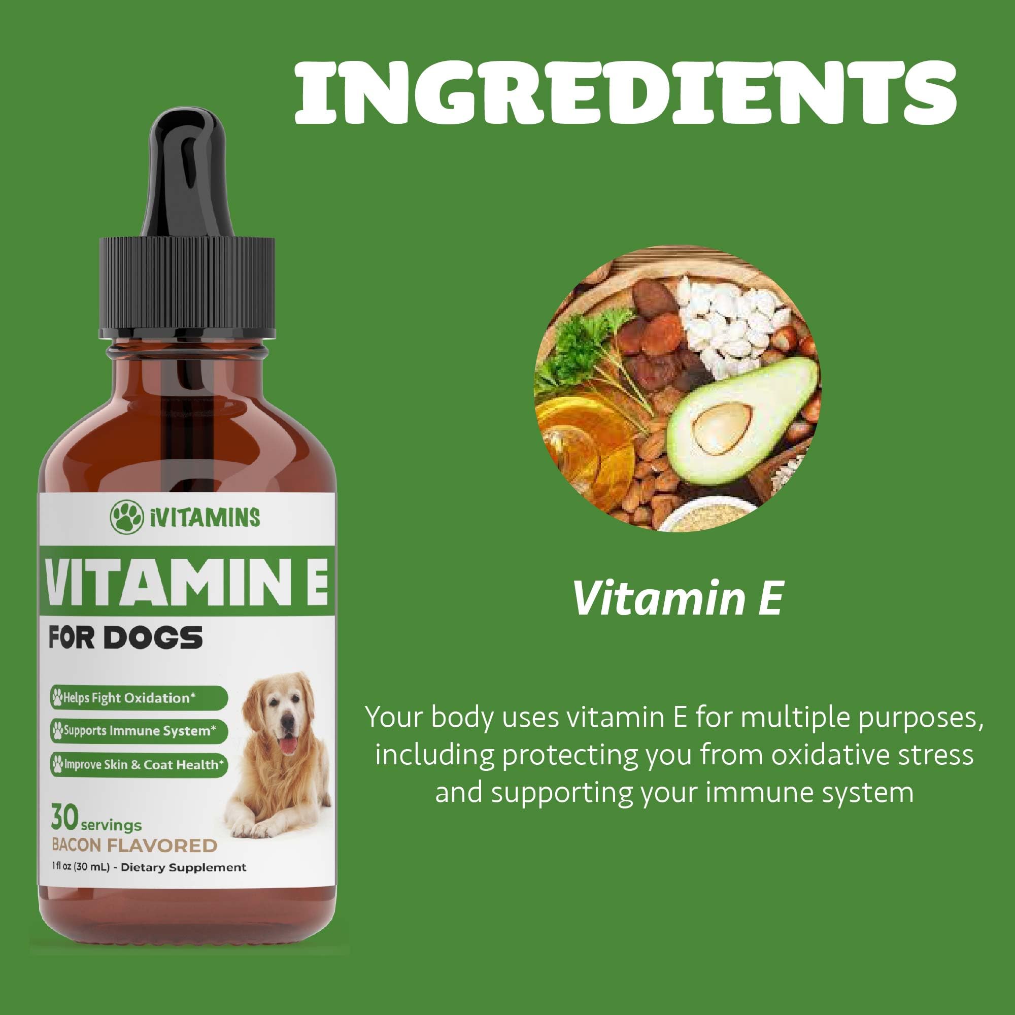 Foto 8 pulgar | Suplemento de Vitamina E para Perros 30 ml - Venta Internacional