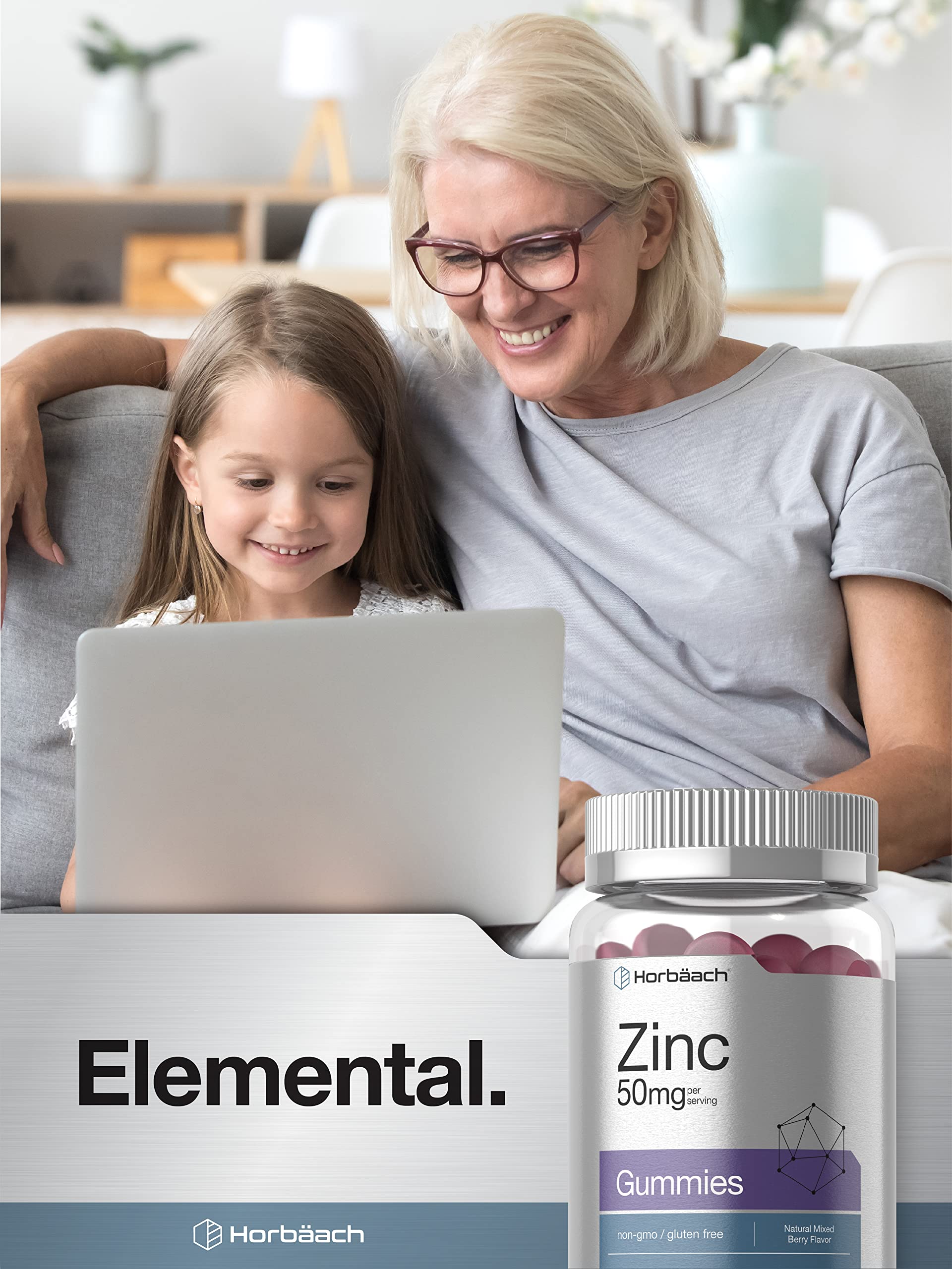 Foto 7 pulgar | Suplemento de Gomitas Zinc Horbaach 50 mg Veganas 70 Unidades - Venta Internacional