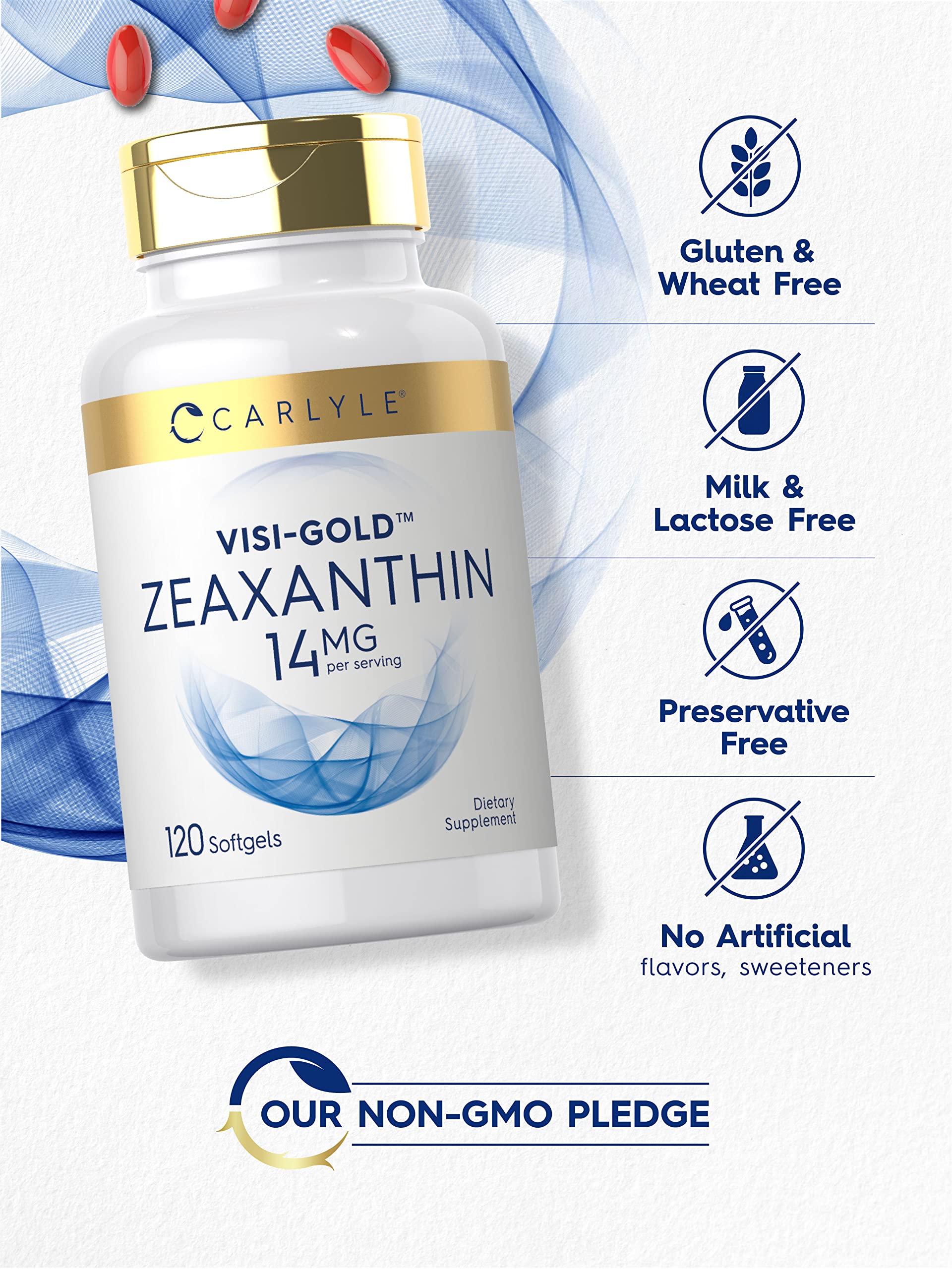 Foto 4 | Suplemento Carlyle Zeaxantina 14 Mg 120 Cápsulas Blandas Salud Ocular - Venta Internacional
