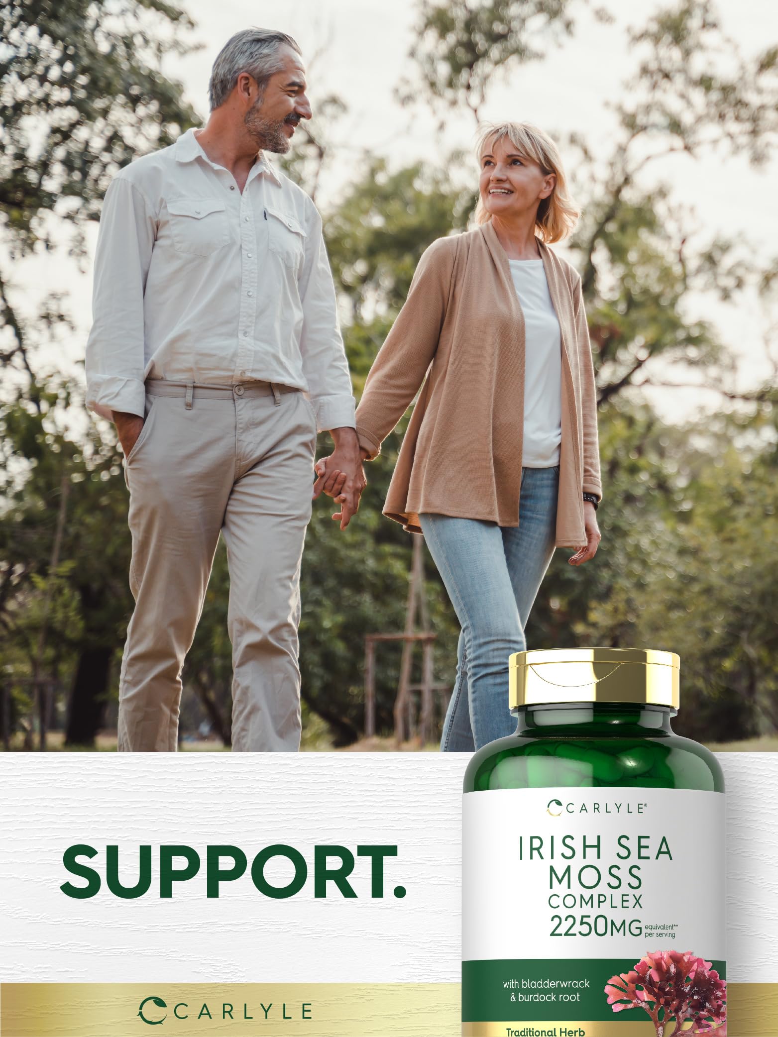Foto 8 pulgar | Suplemento Carlyle Irish Sea Moss 2250 mg 150 Cápsulas - Venta Internacional