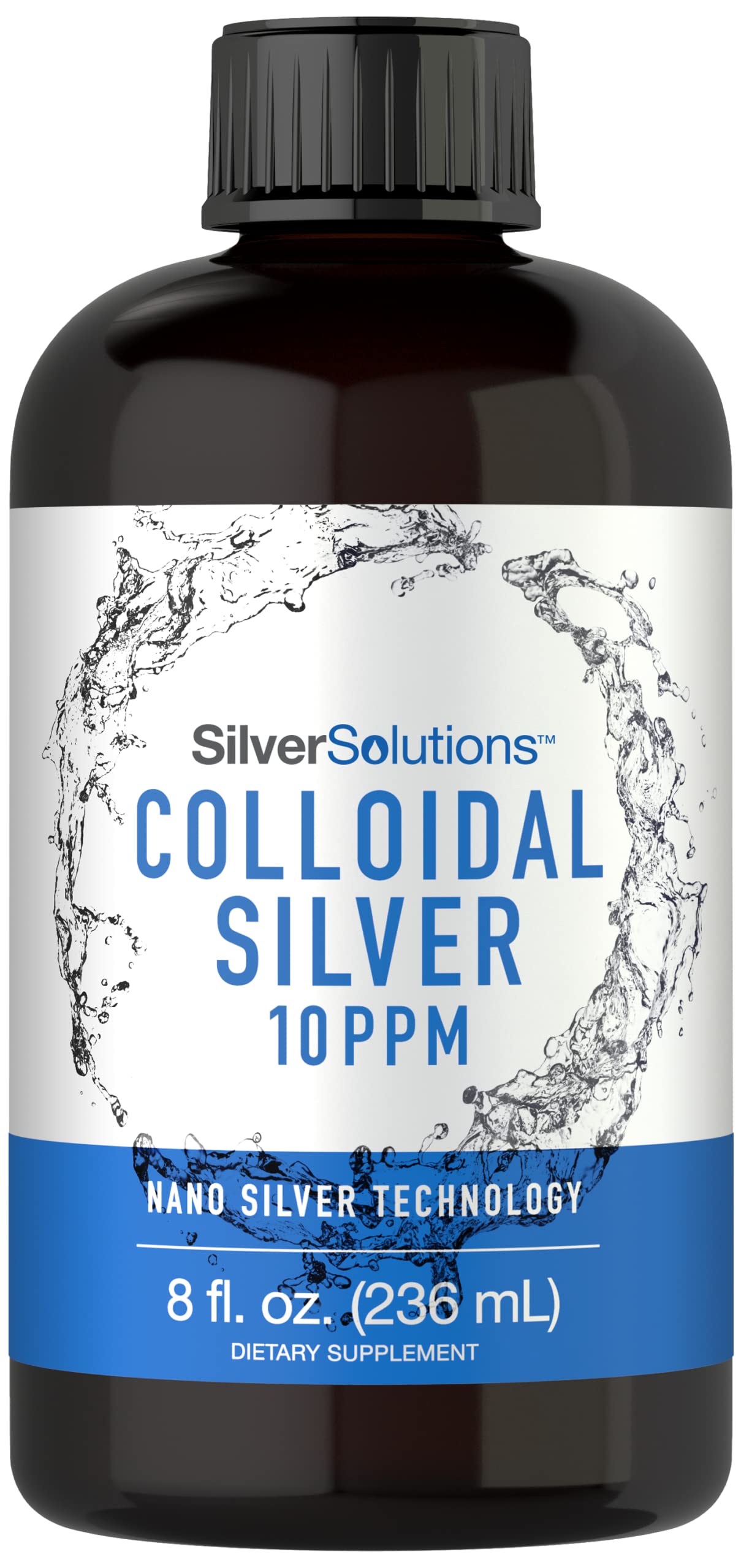 Suplemento de Plata Coloidal Carlyle 10 Ppm 236 Ml- Venta Internacional