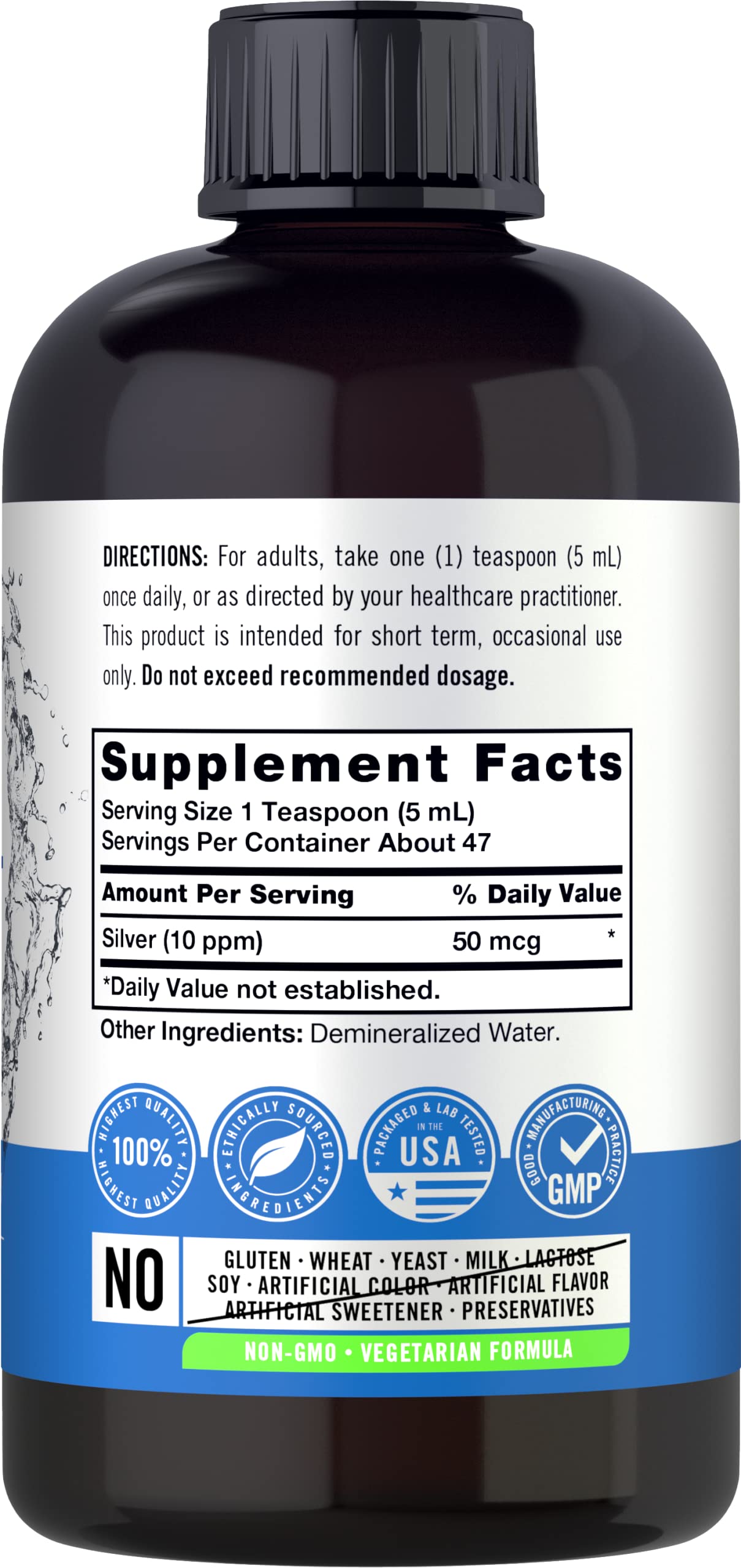 Foto 3 pulgar | Suplemento de Plata Coloidal Carlyle 10 Ppm 236 Ml- Venta Internacional