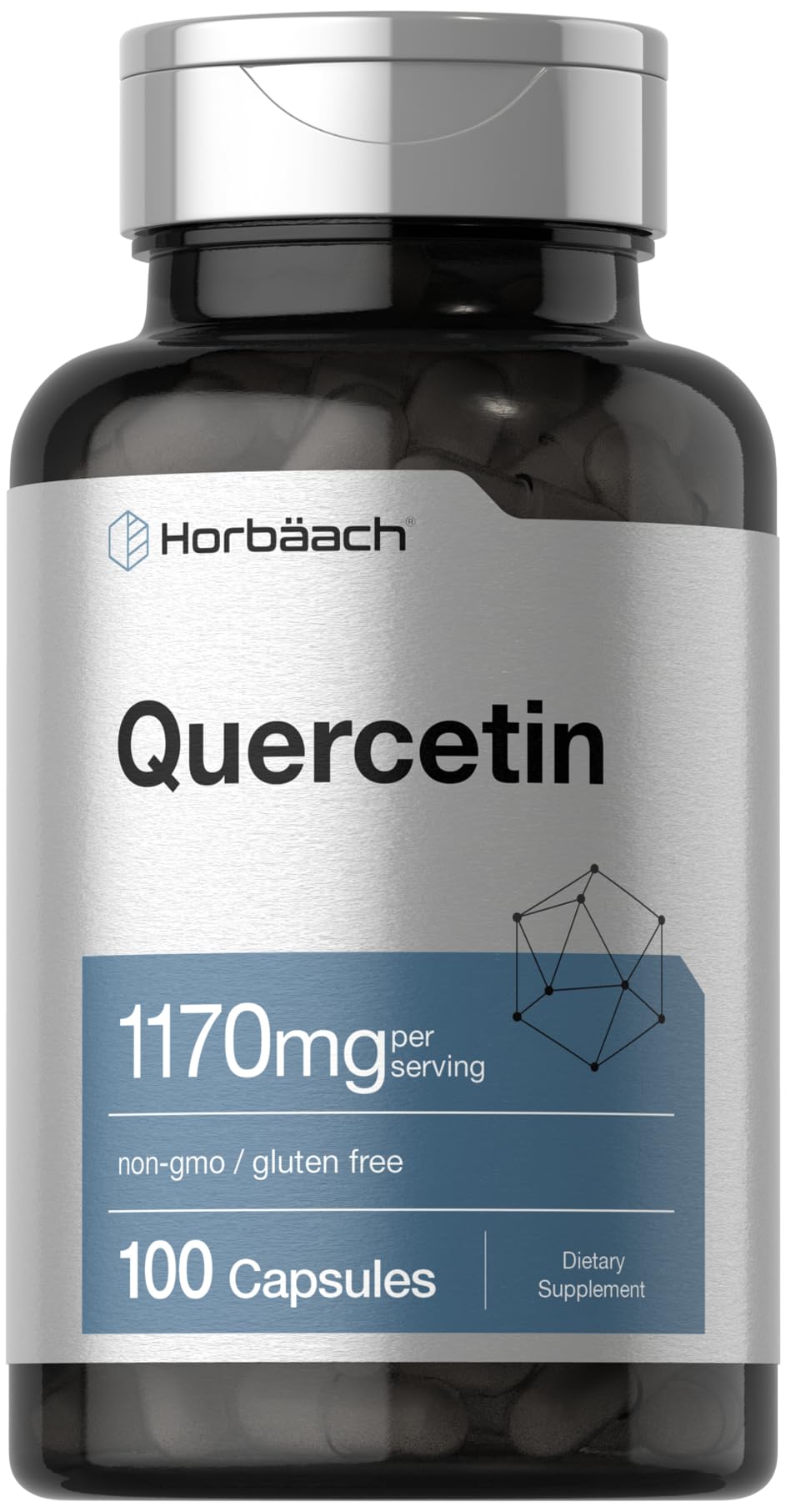 Foto 2 pulgar | Suplemento Horbäach Cápsulas De Quercetina 1170 Mg 100 Unidades - Venta Internacional