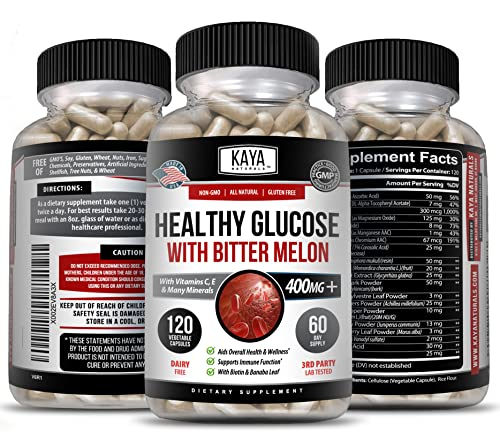 Foto 8 pulgar | Suplemento Kaya Naturals Healthy Gluco con Melón Amargo 120 C - Venta Internacional