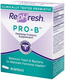 Foto 4 pulgar | Suplemento Probiótico Femenino Rephresh Pro-b 30 Cápsulas X3 - Venta Internacional