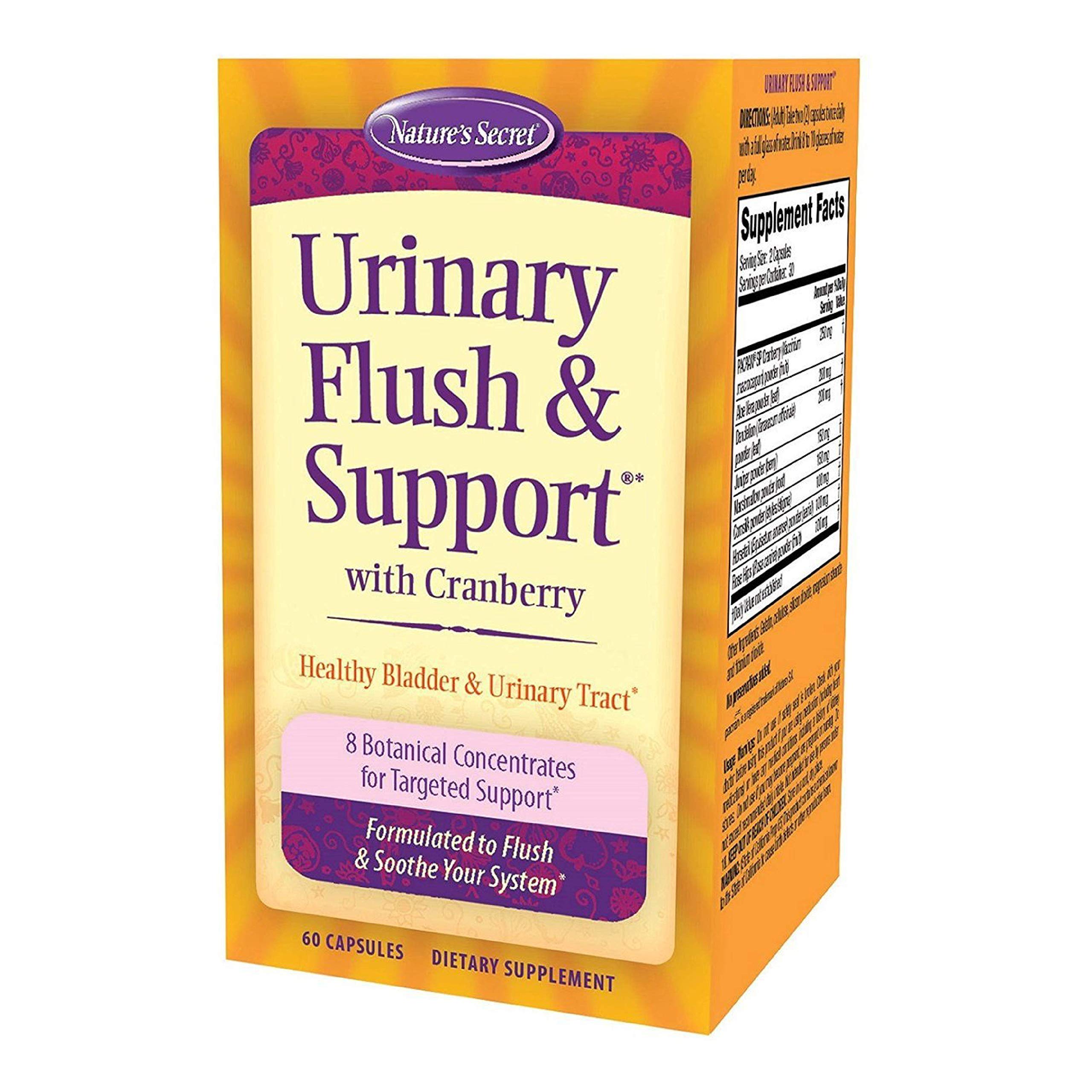 Foto 2 pulgar | Suplemento Nature's Secret Urinary Flush & Support 60 Cápsulas - Venta Internacional