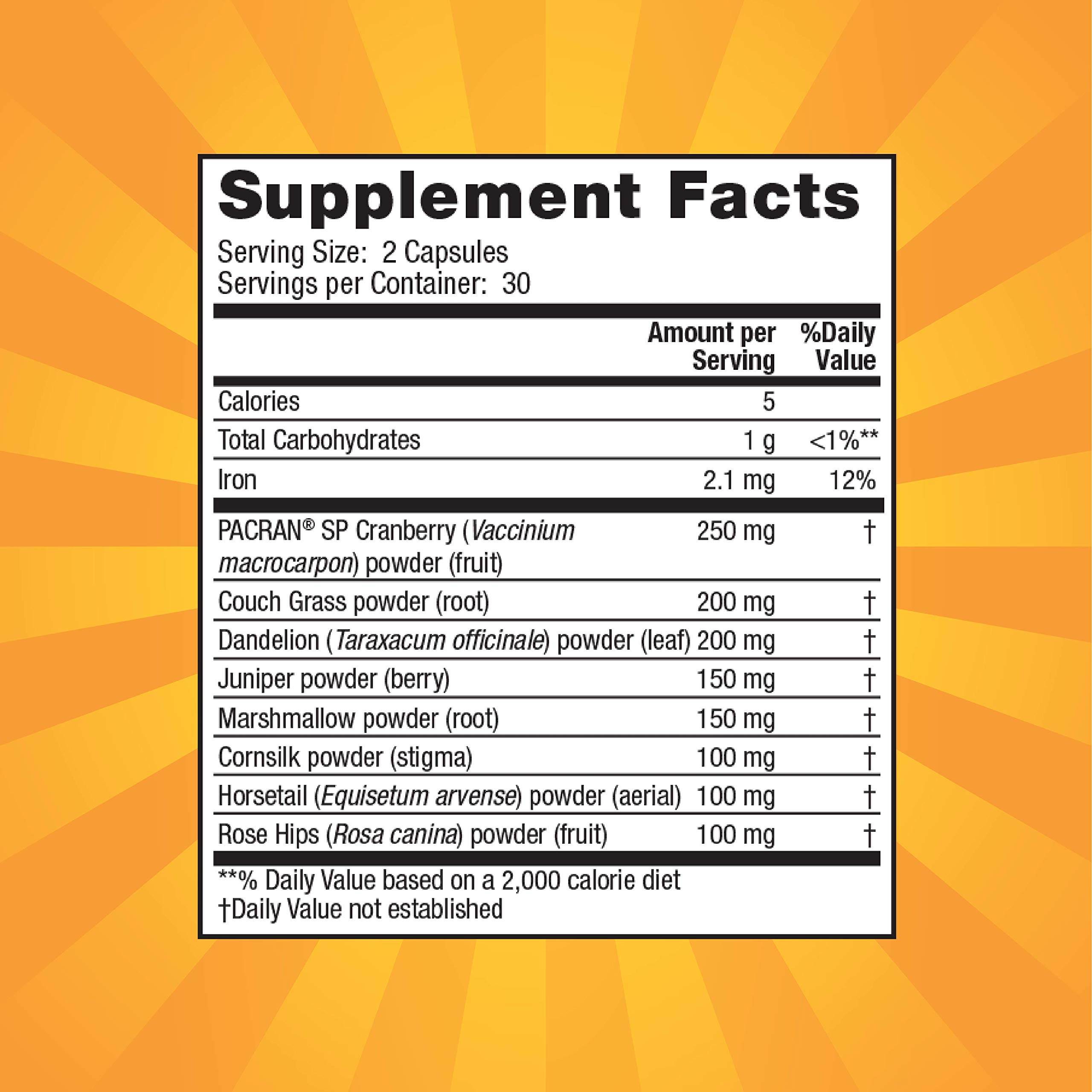 Foto 3 pulgar | Suplemento Nature's Secret Urinary Flush & Support 60 Cápsulas - Venta Internacional