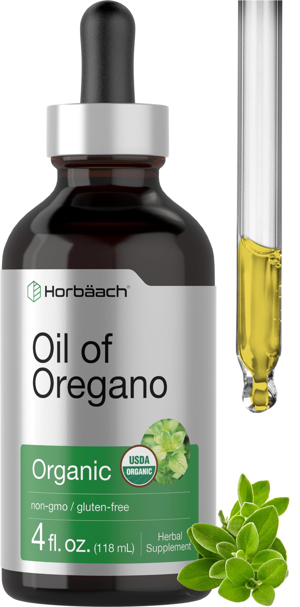 Foto 2 pulgar | Suplemento de Aceite de Orégano Orgánico Horbäach 118 Ml- Venta Internacional