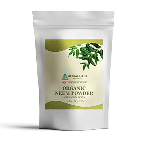 Foto 2 pulgar | Polvo De Neem Orgánico Herbal Hills Azadirachta Indica 946ml - Venta Internacional