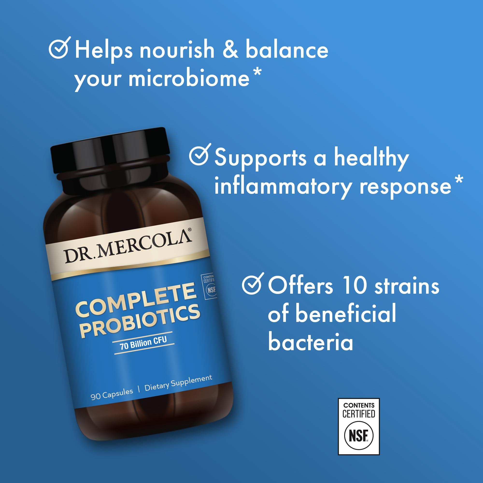 Foto 5 pulgar | Suplemento Dr. Mercola Complete Probiotics 90 Cápsulas-Venta Internacional