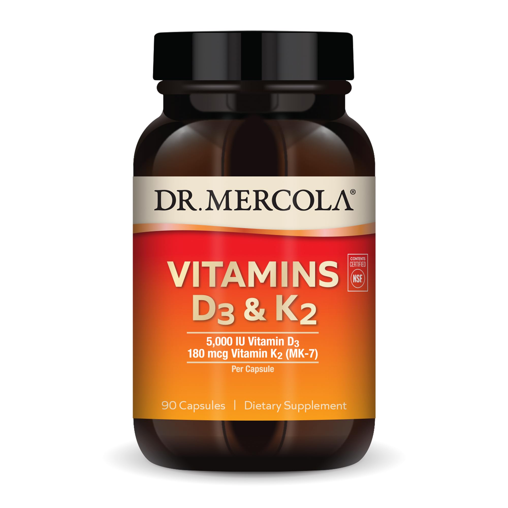 Foto 2 pulgar | Vitaminas D3 y K2 Dr. Mercola 90 Cápsulas - Venta Internacional