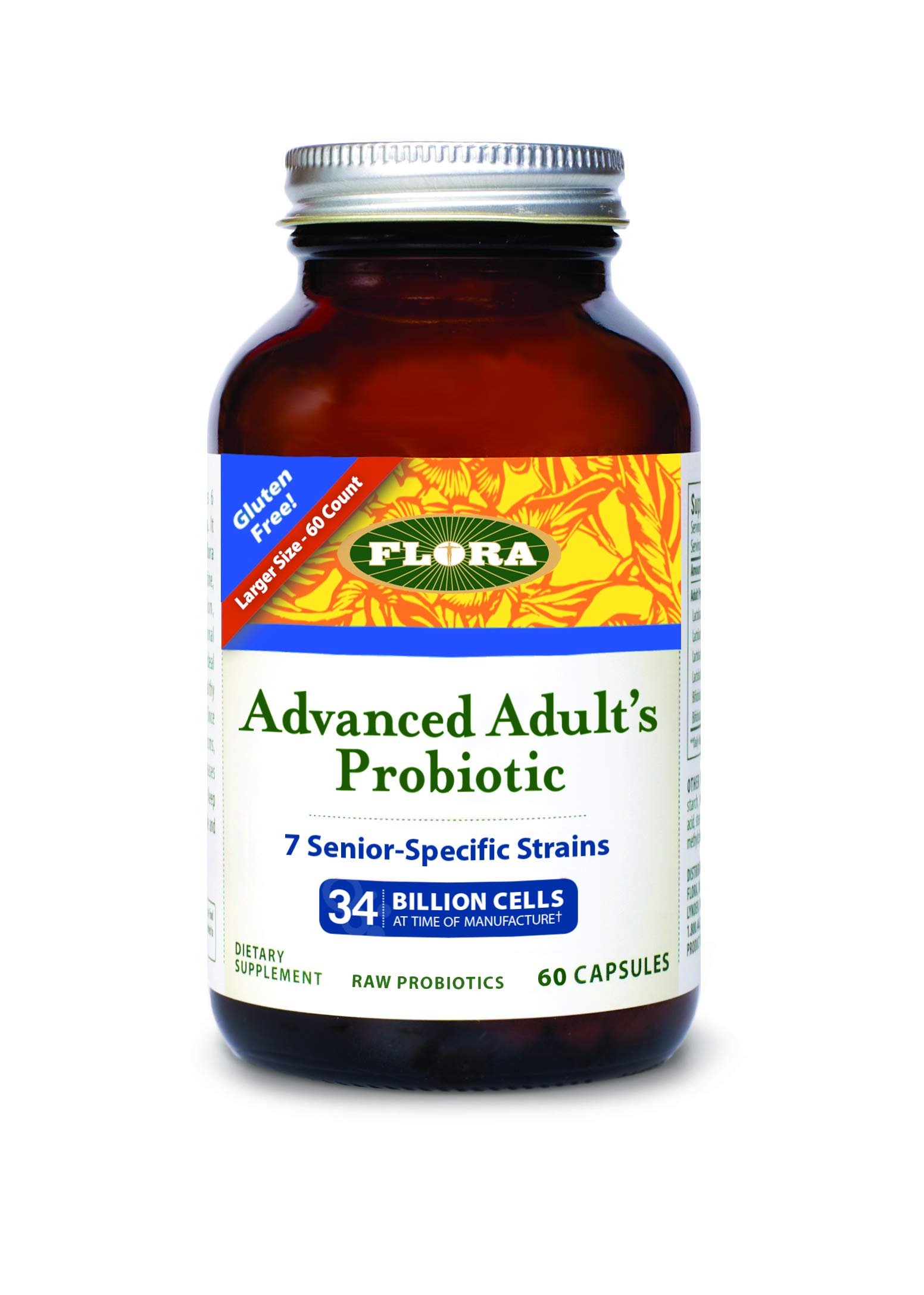 Foto 2 pulgar | Mezcla Avanzada Probiotic Flora 34 Mil Millones 60 Cápsulas para Adultos - Venta Internacional