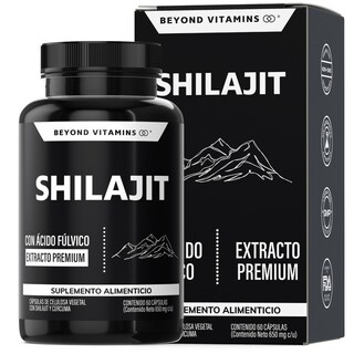 Foto 1 | Suplemento Alimenticio Extracto Premium Shilajit Y Raíz De Cúrcuma Beyond Vitamins B_SHILAJIT_60 60 Cápsulas