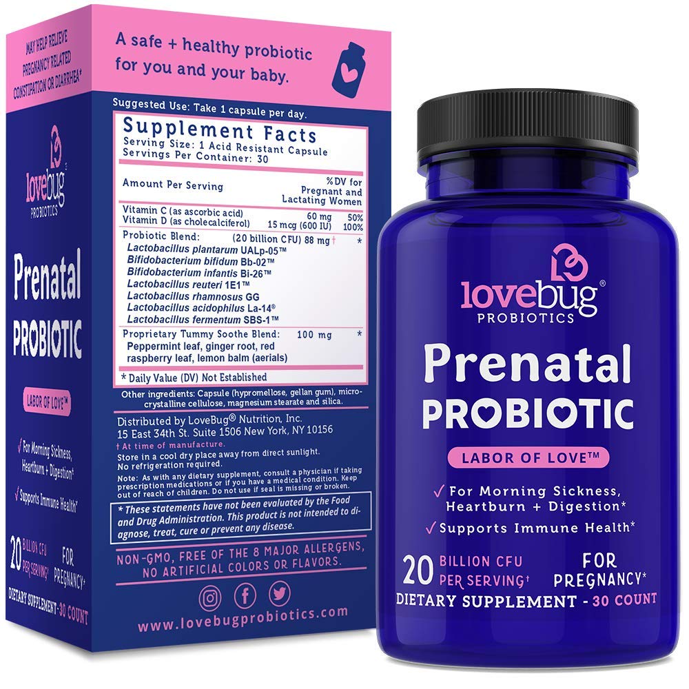 Foto 3 pulgar | Suplemento Lovebug Probiotics Lovebug Probiótico Prenatal Lovebug - Venta Internacional
