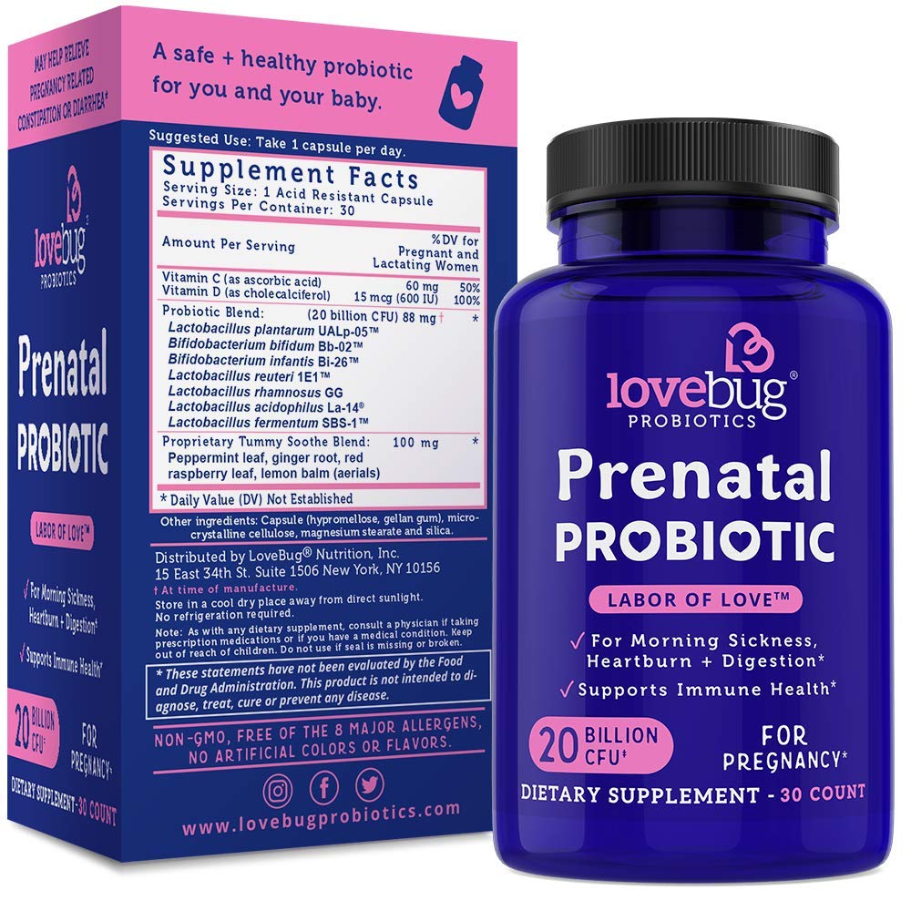 Foto 4 pulgar | Suplemento Lovebug Probiotics Lovebug Probiótico Prenatal Lovebug - Venta Internacional