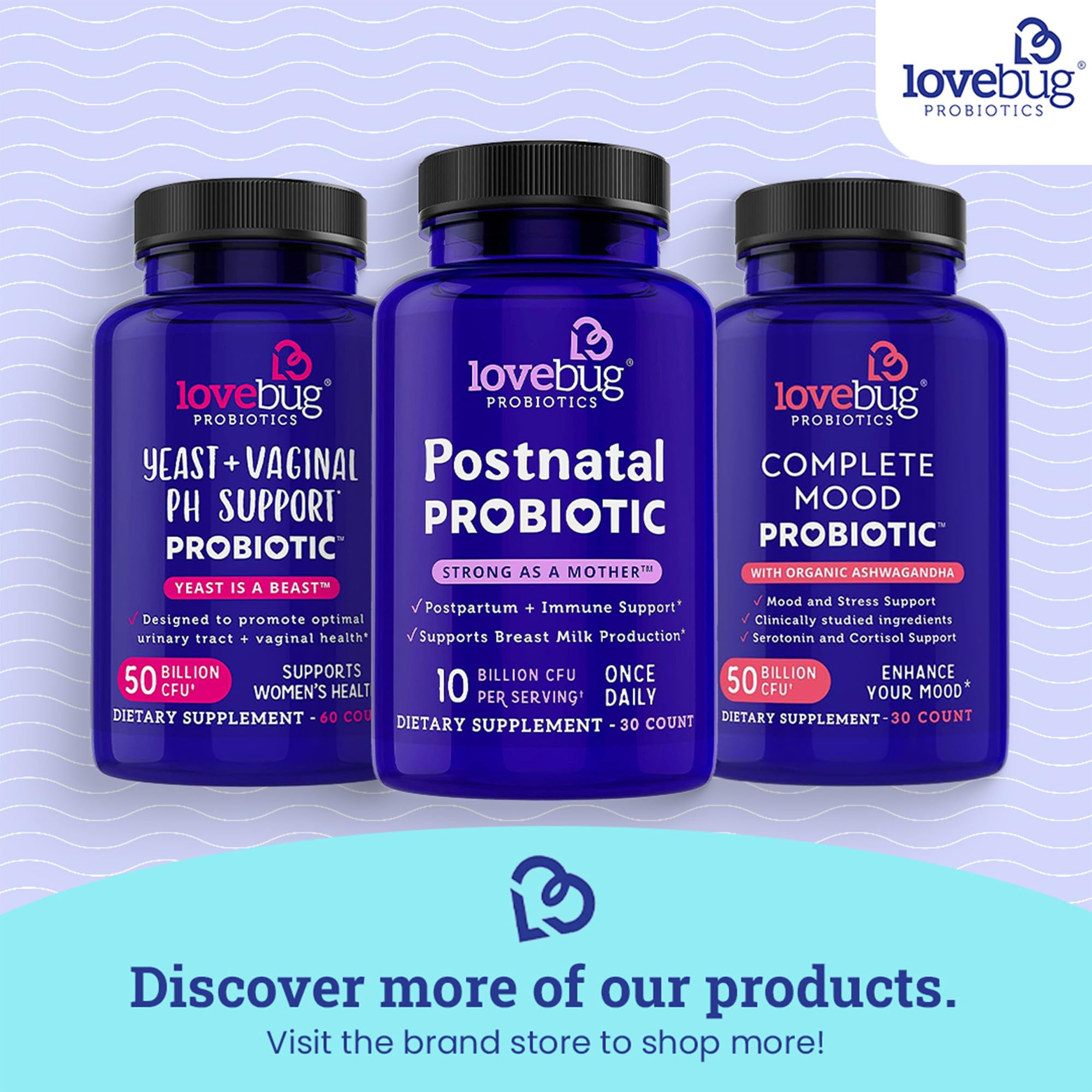 Foto 6 pulgar | Suplemento Lovebug Probiotics Lovebug Probiótico Prenatal Lovebug - Venta Internacional