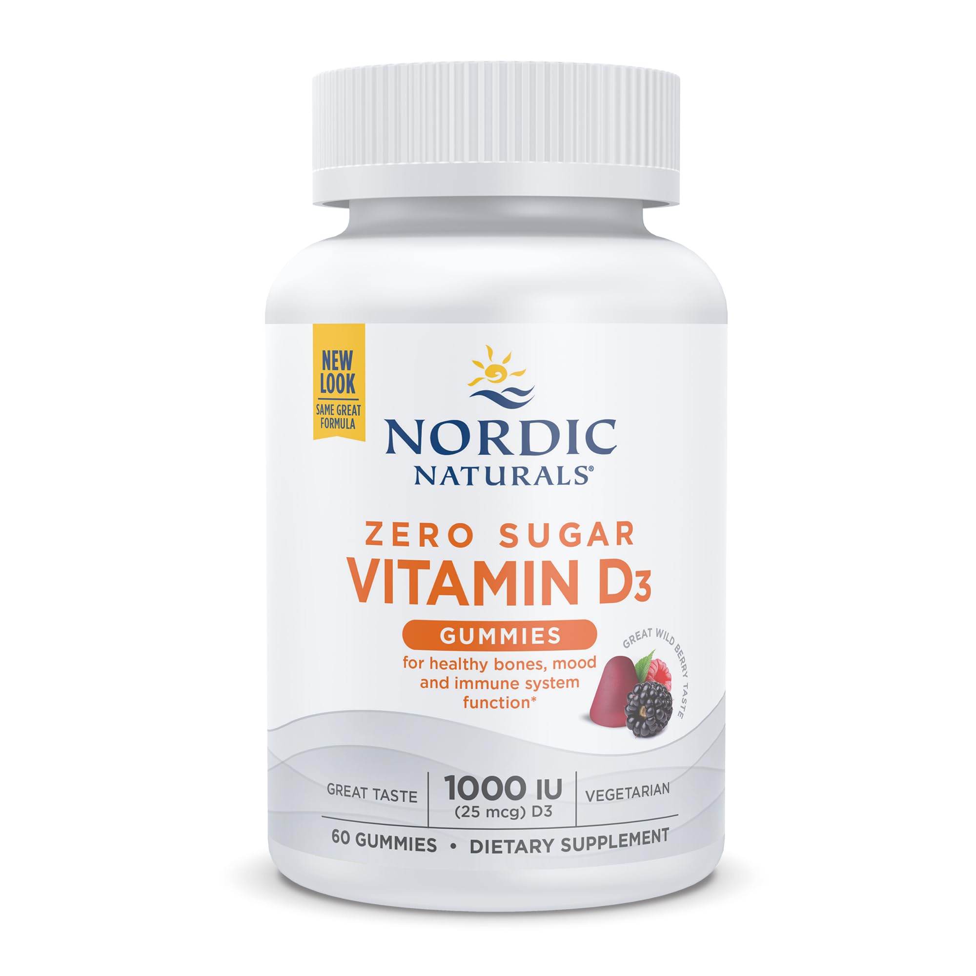 Foto 2 pulgar | Vitamina D3 Nordic Naturals en Gomitas sin Azúcar 1000 IU 60 Unidades - Venta Internacional