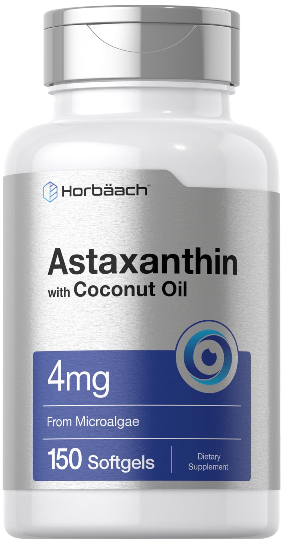 Foto 2 pulgar | Suplemento Horbaach de Astaxantina 4 mg 150 Cápsulas Blandas con Aceite De Coco - Venta Internacional