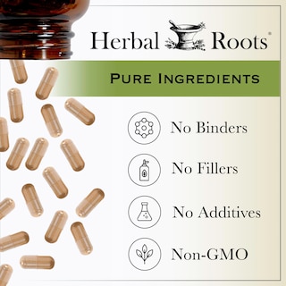 Foto 5 | Suplemento Herbal Roots Extra Strength Arándano Rojo 60 Cápsulas - Venta Internacional