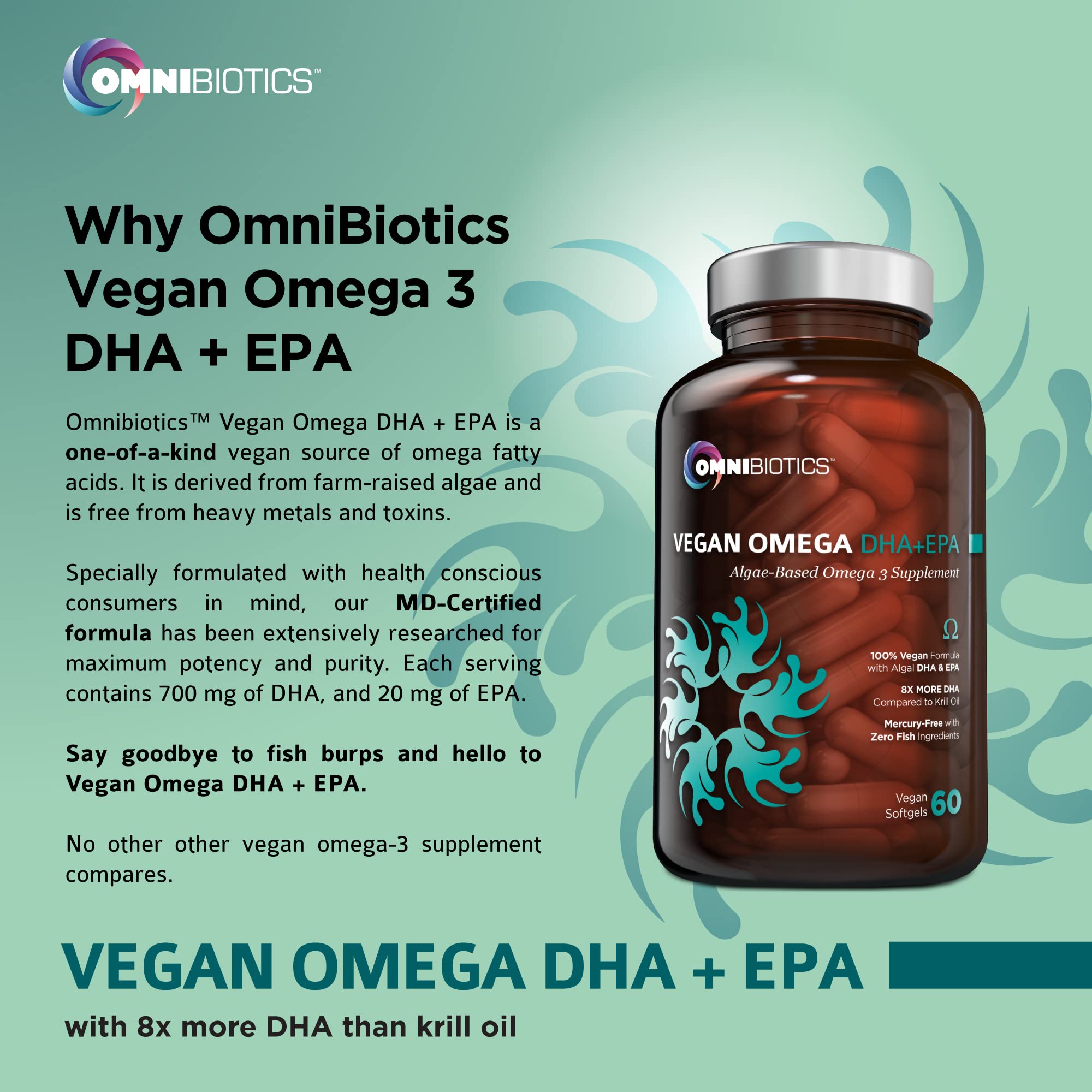 Foto 5 pulgar | Suplemento Omnibiotics  Omega Dha+epa Dha - Venta Internacional