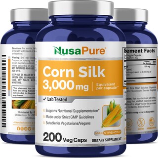 Foto 4 | Suplemento Nusapure Extracto de Seda de Maíz 3000 mg 200 Cápsulas - Venta Internacional