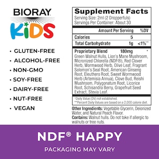 Foto 2 | Suplemento Bioray Kids Ndf Sabor a Melocotón - Venta Internacional