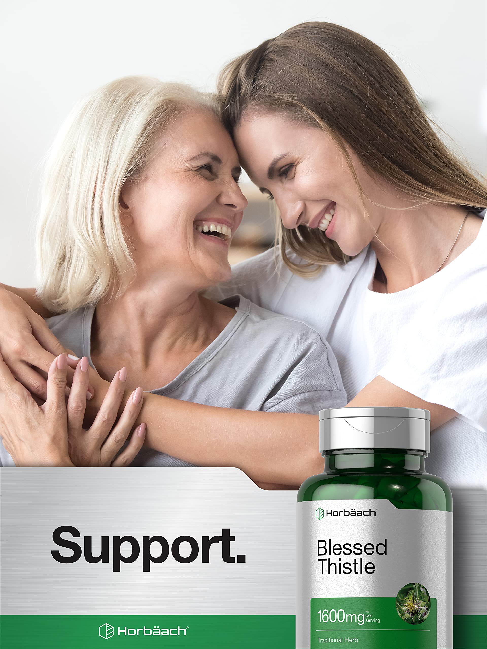 Foto 7 pulgar | Suplemento Horbaach Blessed Thistle 1600 mg, 150 Capsulas - Venta Internacional