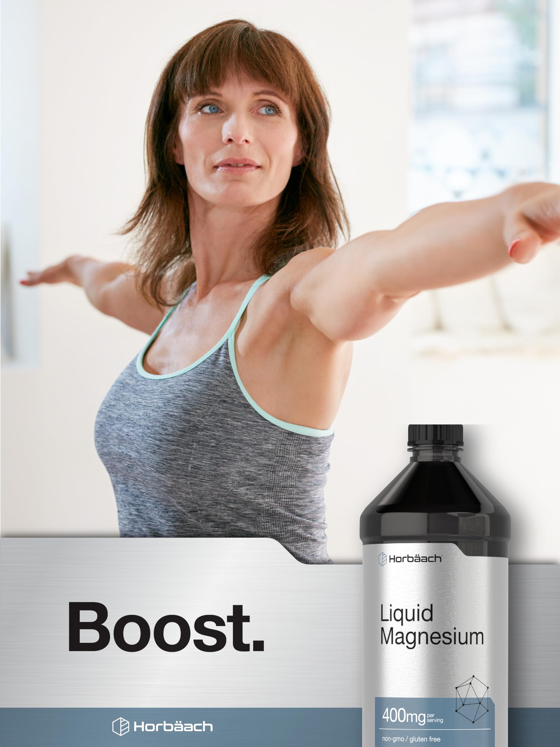 Foto 8 pulgar | Suplemento Horbäach Magnesio 400 ml - Venta Internacional