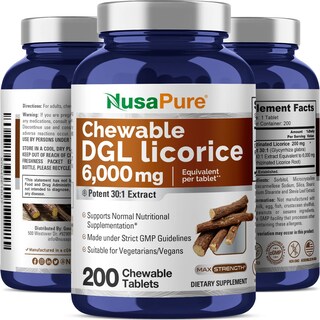 Foto 4 | Suplemento Nusapure Regaliz Desglicirricinado Dgl 6.000 mg - Venta Internacional