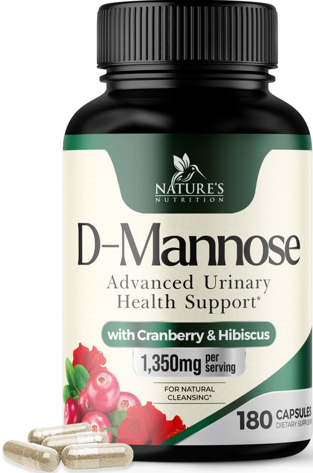Foto 2 pulgar | Suplemento Nature's Nutrition De D-manosa y Arándano 1350 Mg - Venta Internacional