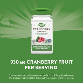 Foto 3 | Suplemento Nature's Way Premium De Arándano Rojo 100 Cápsulas - Venta Internacional
