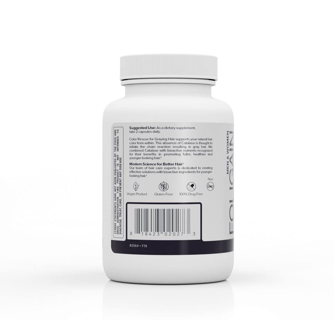 Foto 3 pulgar | Suplemento Foligain Color Rescue para Cabello Gris 60 Comprimidos - Venta Internacional