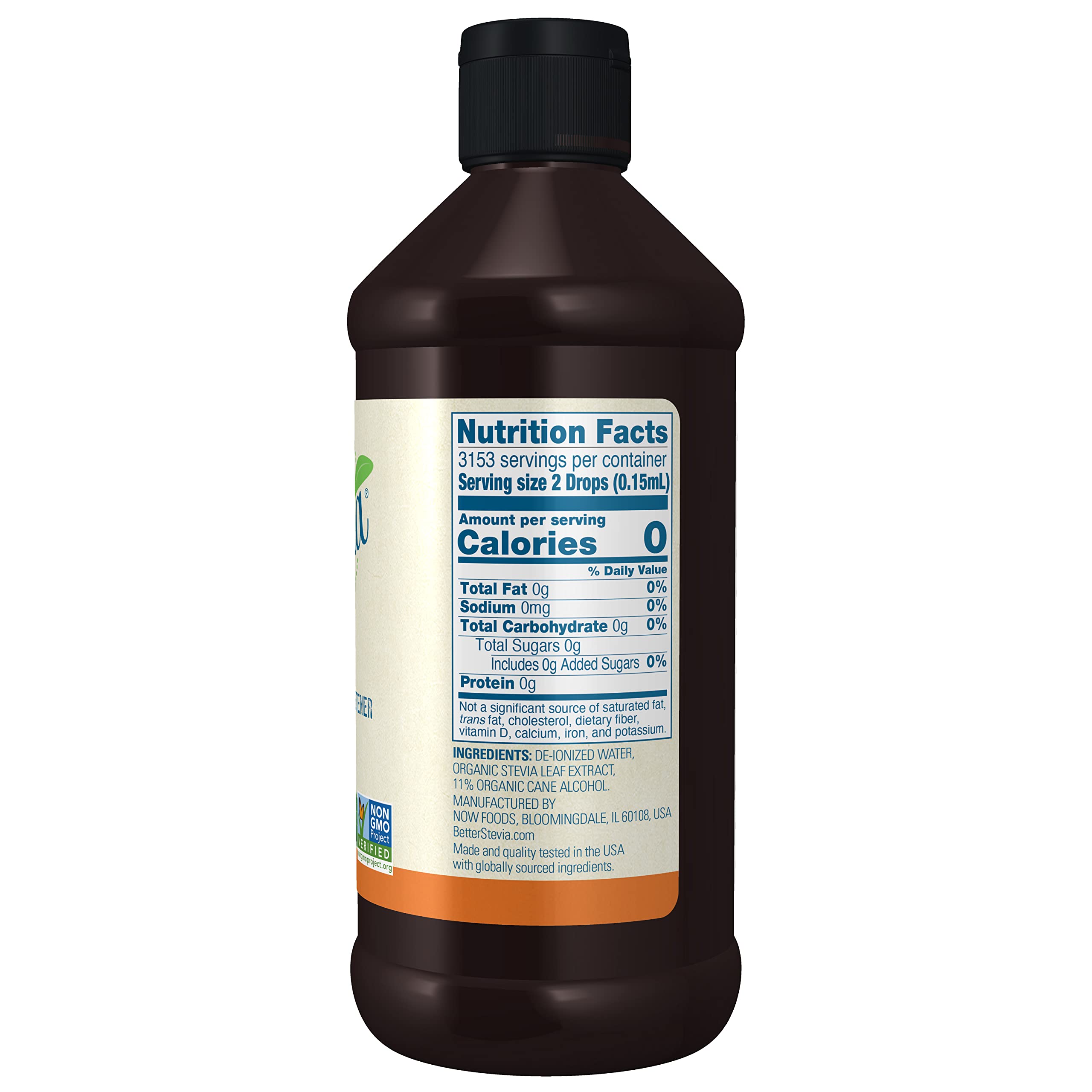 Foto 3 pulgar | Sweetener Now Foods Better Stevia Liquid Original 473 Ml - Venta Internacional